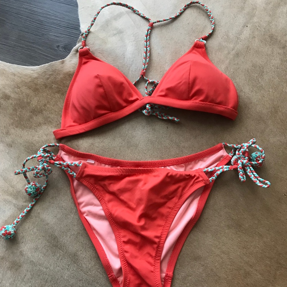 Orange bikini